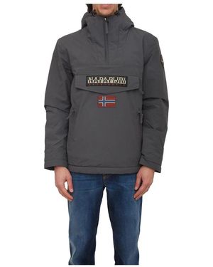 Napapijri Jassen ,Grijs ,Leer Rainforest Pocket 2 Jacket