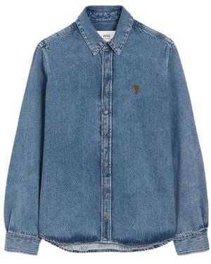 Ami Paris Shirts - Blue