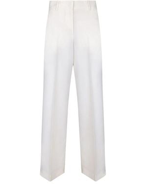 MSGM Wide Trousers - White