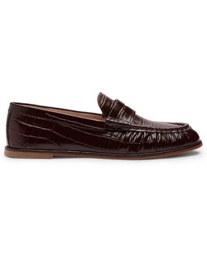 Stuart Weitzman Schoenen ,Bruin ,Leer Spencer Loafer