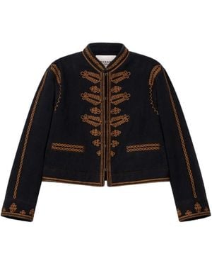Isabel Marant Jassen ,Veelkleurig ,Lichtgewicht Jas - Zwart