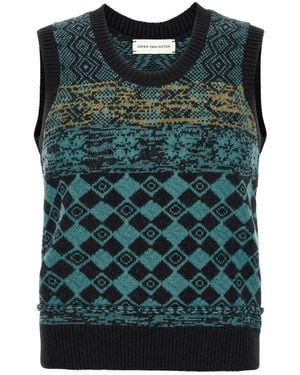Dries Van Noten Sleeveless Knitwear - Verde