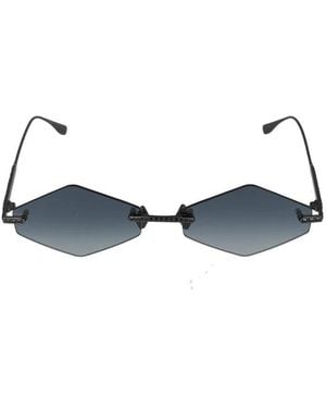 Anna Karin Karlsson Kristallnest Dreieck Sonnenbrille Schwarz Grau - Blau