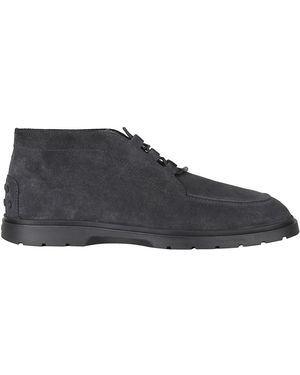 Tod's Lace-Up Boots - Bleu