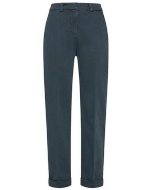 Peuterey Cropped Trousers - Blauw
