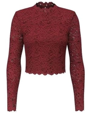 Guess Long Sleeve Tops - Rosso