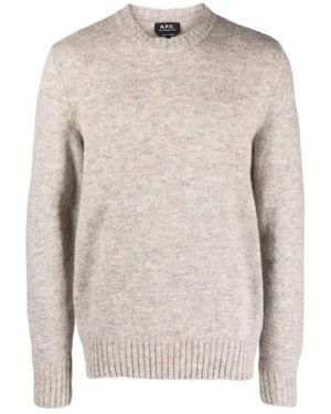 A.P.C. Round-Neck Knitwear - Gris