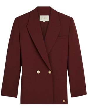 Josh V Jassen ,Rood ,Leer Dee Blazer