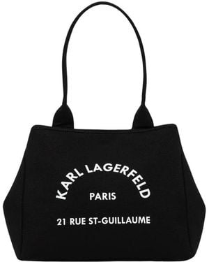 KARL LAGERFELD Tote Bags - Nero