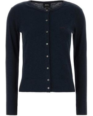 A.P.C. Cardigans - Bleu