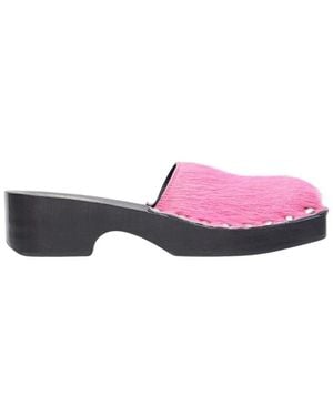 Acne Studios Heeled Mules - Pink