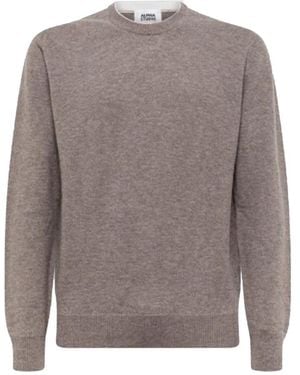 Alpha Industries Round-Neck Knitwear - Grey