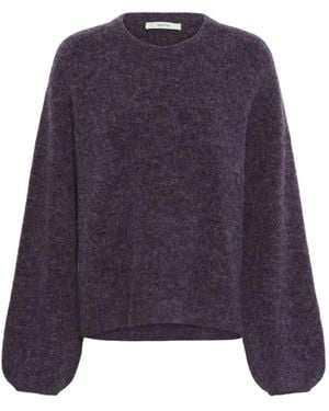 Gestuz Round-Neck Knitwear - Viola