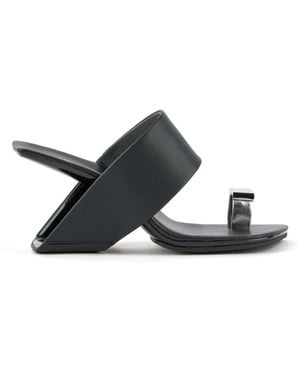 United Nude Heeled Mules - Black