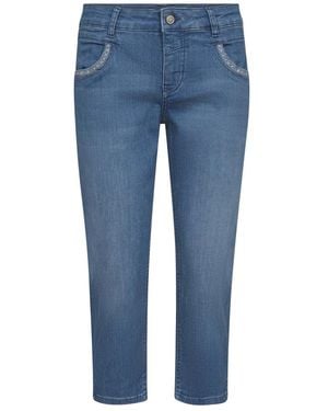 Mos Mosh Cropped Jeans - Blue