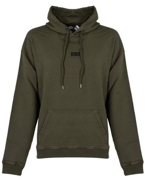 DSquared² Icon Loose Fit Hoodie - Grün