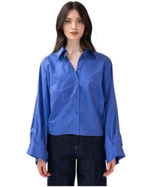 Erika Cavallini Semi Couture Shirts - Blue