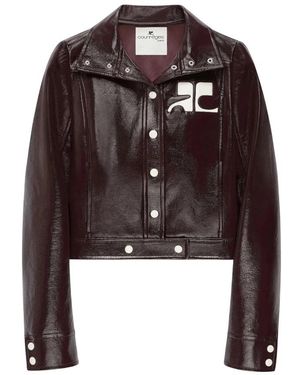 Courreges Jassen ,Bruin ,Vinyl Reedition Jas