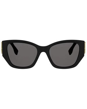 Fendi Accessoires ,Zwart ,Ff Diamanten Zonnebril