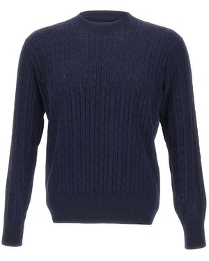 Kangra Truien & Vesten ,Blauw ,Katoen Crew Neck Knit