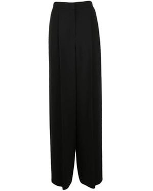 Max Mara Laccato Wide Hosen - Schwarz