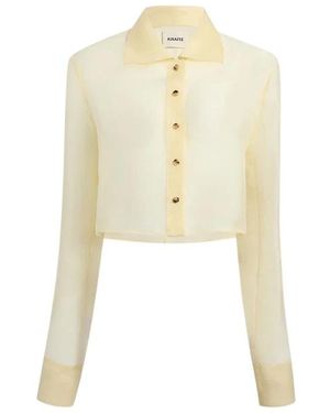 KHAITE Shirts - Yellow