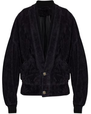 Versace Leather Jackets - Bleu