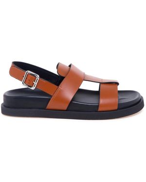 Guglielmo Rotta Flat Sandals - Blue