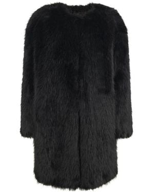 Max Mara Faux Fur & Shearling Jackets - Black