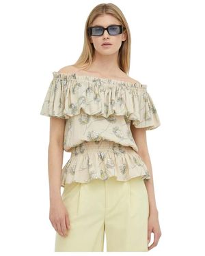 Bruuns Bazaar Oleander Edias Bluse - Natur