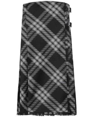 Burberry Check Dress - Grijs