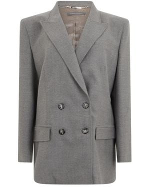 Alberta Ferretti Blazers - Grey