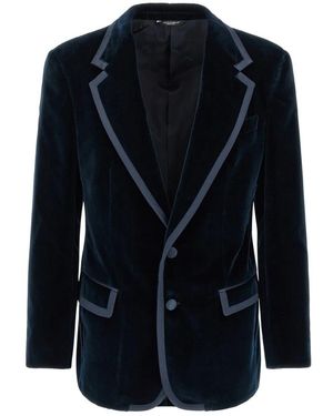 Dolce & Gabbana Sicilia Smokingjas - Blauw