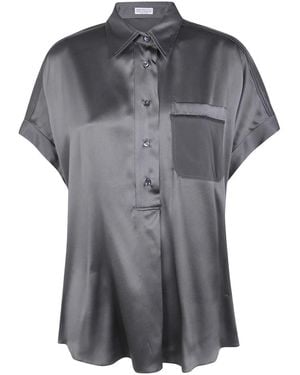Brunello Cucinelli Blouses - Gris