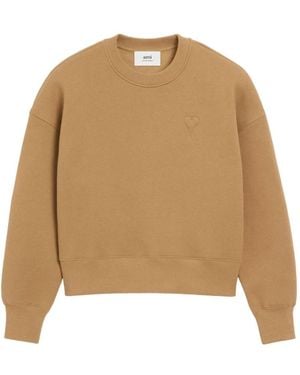 Ami Paris Sweatshirts - Neutro