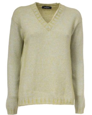 Gran Sasso V-Neck Knitwear - Green