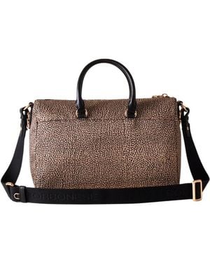 Borbonese Bauletto Medium - Braun