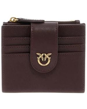 Pinko Zip Wallet - Braun