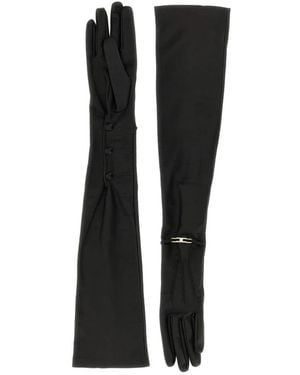 Elisabetta Franchi Gloves - Black