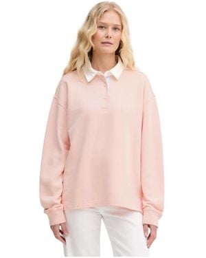 GANT Tops ,Roze ,Katoen Rugger Sweatshirt