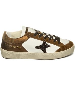 AMA BRAND Trainers - Metallic