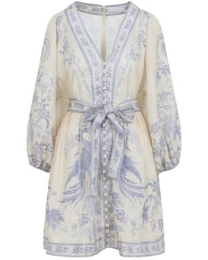 Zimmermann Summer Jurken - Blauw