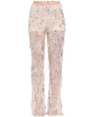 SIMONA CORSELLINI Wide Pants - Natural