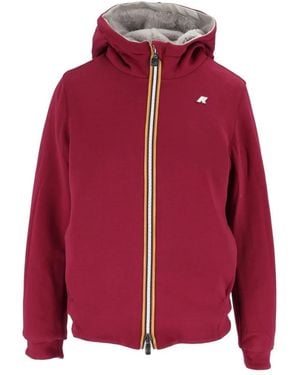 K-Way Jassen ,Rood ,Deva Light Spacer Fur Double Giacca