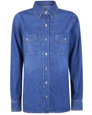 7 For All Mankind Denim Shirts - Blue