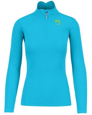 Karpos Blaues atoll spitzen sweatshirt