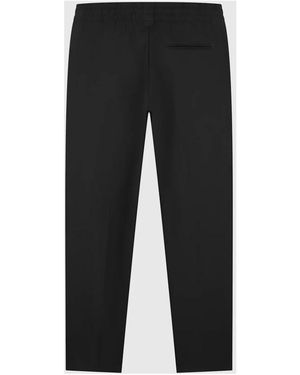 Pure Path Straight Trousers - Nero