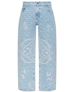 CASABLANCA Straight Jeans - Azul