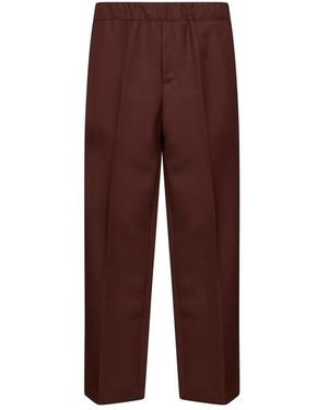 Costumein Straight Trousers - Brown