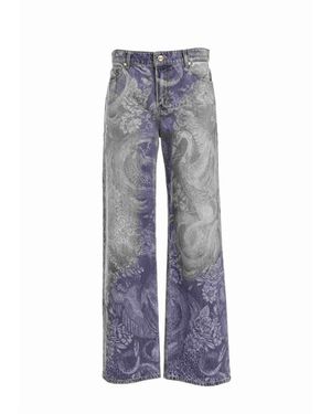 Roberto Cavalli Wide Jeans - Grigio